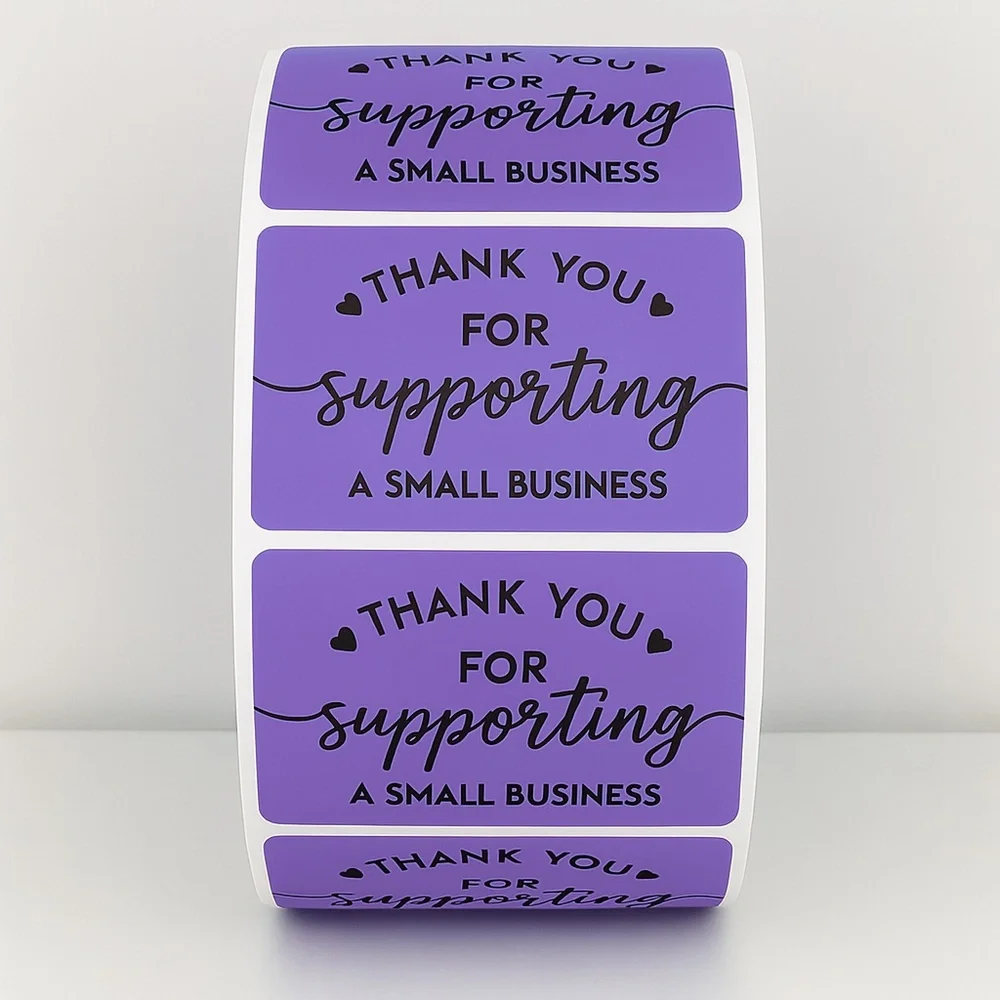 Customer Appreciation Stickers - Small Business Packaging Seals sticker label
